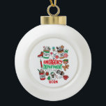 Adorno De Cerámica Tipo Bola Departamento de Urgencia Hospitalaria<br><div class="desc">Este Ornamento de Navidad del Departamento de Emergencia del Hospital de Cerámica Ball hará un gran regalo para cualquiera que trabaje en una ER o luzca bien en su propio árbol.</div>
