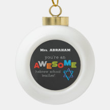 Día de Apreciación de Maestros en Escuela Hebrea, 