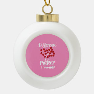 Adorno De Cerámica Tipo Bola Diferencias Maker Direct Support Professional Gift