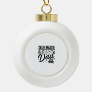 Adorno De Cerámica Tipo Bola Diseño de camiseta de música vintage de director d