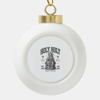 Adorno De Cerámica Tipo Bola Diseño de camiseta religiosa con grabado vintage H