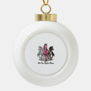 Adorno De Cerámica Tipo Bola Diseño de camiseta vectorial de caballo de apoyo a