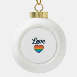 Adorno De Cerámica Tipo Bola Diseño de camiseta vectorial de orgullo de corazón
