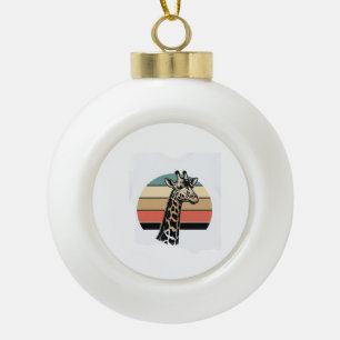 Adorno De Cerámica Tipo Bola Diseño de camiseta vectorial de safari de puesta d
