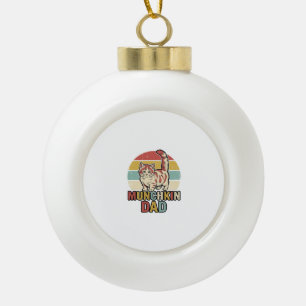 Adorno De Cerámica Tipo Bola Diseño de camiseta vectorial para papá Munchkin am