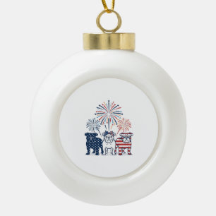 Adorno De Cerámica Tipo Bola Diseño vectorial vintage de fuegos artificiales de