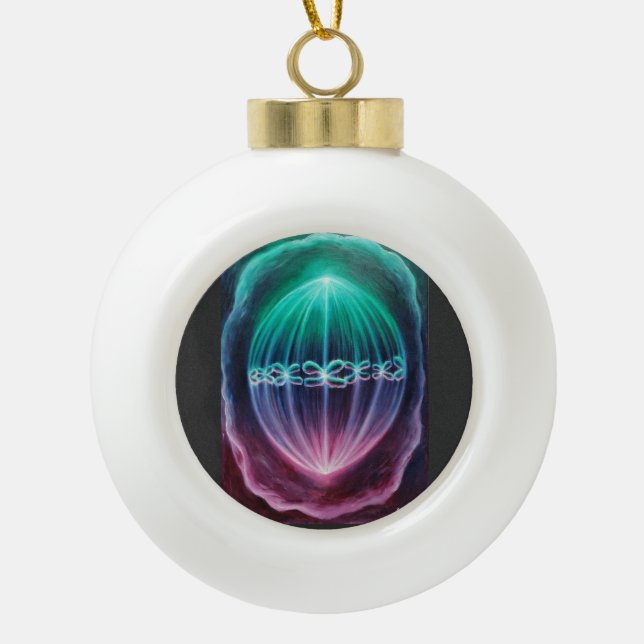 Adorno De Cerámica Tipo Bola División celular (Anverso)