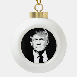 Adorno De Cerámica Tipo Bola Donald Trump hace frente