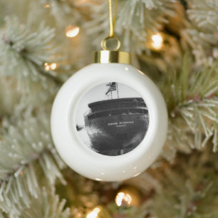 Adorno De Cerámica Tipo Bola Edmund Fitzgerald