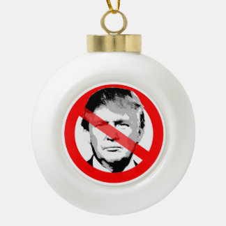 Adorno De Cerámica Tipo Bola El anti Trump se desvanece