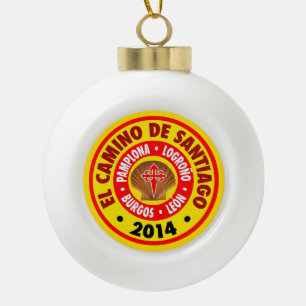 Adorno De Cerámica Tipo Bola El Camino De Santiago 2014