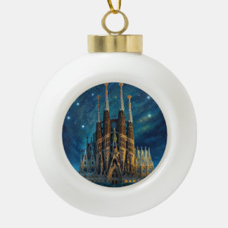 Adorno De Cerámica Tipo Bola El sueño estrellado de Gaudí | Barcelona Sagrada F