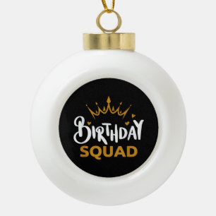 Adorno De Cerámica Tipo Bola Equipo de cumpleaños Fiesta familiar grupal divert