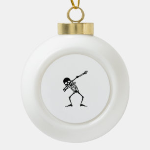 Adorno De Cerámica Tipo Bola Esqueleto Dab esqueleto haciendo dab - camiseta de