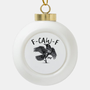 Adorno De Cerámica Tipo Bola Estilo Retro Clásico Cuervo F Caw F