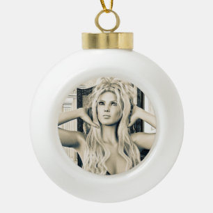 Adorno De Cerámica Tipo Bola Estilo victoriano vintage de la mañana