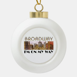 Adorno De Cerámica Tipo Bola Estrella de Broadway de la CAMISETA
