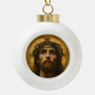 Adorno De Cerámica Tipo Bola Faith Hope Love   Regalo cristiano de Jesucristo