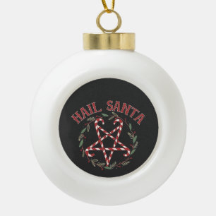 Adorno De Cerámica Tipo Bola Feliz Navidad Satanás Krampus Navidad Dulce del Di