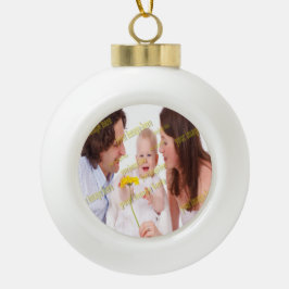 Adorno De Cerámica Tipo Bola Foto de la familia de imágenes ✨ Personalizado enc