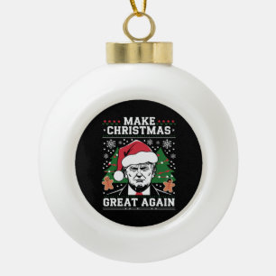 Adorno De Cerámica Tipo Bola Funny Trump 2024 vuelve a hacer grandes a los Navi