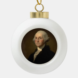 Adorno De Cerámica Tipo Bola George Washington Primer presidente norteamericano