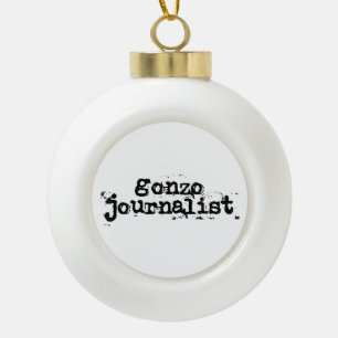 Adorno De Cerámica Tipo Bola Gonzo Journalist