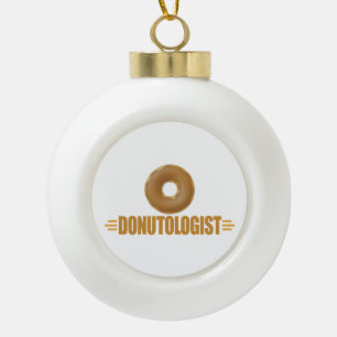 Adorno De Cerámica Tipo Bola Gracioso donut