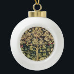 Adorno De Cerámica Tipo Bola Guillermo Morris Árbol De La Vida Vintage Pre-Raph<br><div class="desc">William Morris Tree of Life Floral Vintage Art fue diseñador textil inglés, artista, escritor y socialista asociado con la Hermandad Previoleta y el Movimiento de Artes y Artesanías Británicas. Fundó una empresa de diseño en colaboración con el artista Edward Burne-Jones y el poeta y artista Dante Gabriel Rossetti, que influyó...</div>