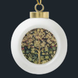 Adorno De Cerámica Tipo Bola Guillermo Morris Árbol De La Vida Vintage Pre-Raph<br><div class="desc">William Morris Tree of Life Floral Vintage Art fue diseñador textil inglés, artista, escritor y socialista asociado con la Hermandad Previoleta y el Movimiento de Artes y Artesanías Británicas. Fundó una empresa de diseño en colaboración con el artista Edward Burne-Jones y el poeta y artista Dante Gabriel Rossetti, que influyó...</div>