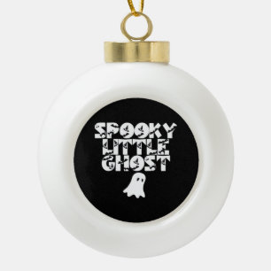 Adorno De Cerámica Tipo Bola Halloween fantasmal