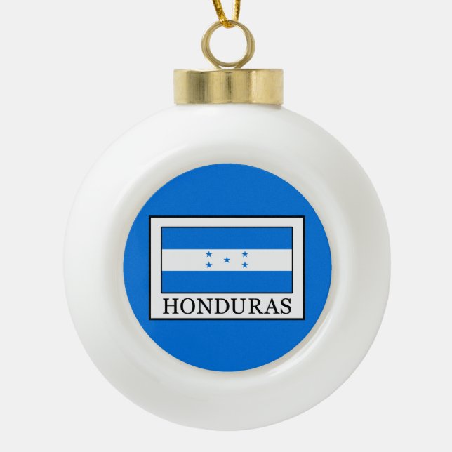 Adorno De Cerámica Tipo Bola Honduras (Anverso)