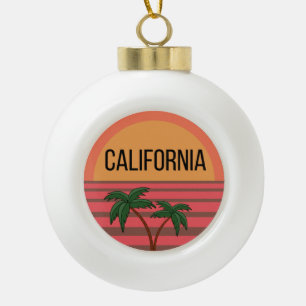 Adorno De Cerámica Tipo Bola Ideas de regalo de diseño de California Palmas de