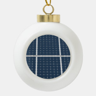 Adorno De Cerámica Tipo Bola Imagen divertida de un panel de energía solar