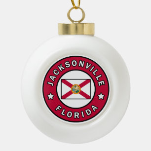 Adorno De Cerámica Tipo Bola Jacksonville Florida