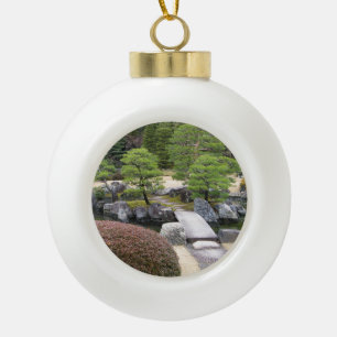 Adorno De Cerámica Tipo Bola Jardín Japonés 日本庭園