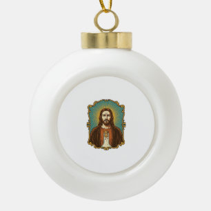 Adorno De Cerámica Tipo Bola Jesús Corcho De Vino Roto Botella Sumiller Parte