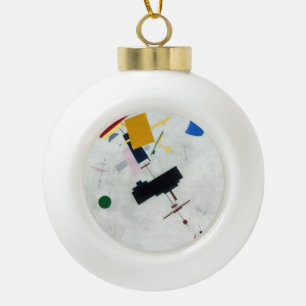 Adorno De Cerámica Tipo Bola Kazimir Malevich - Suprematismo