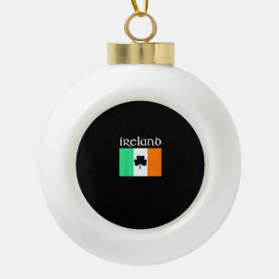 Adorno De Cerámica Tipo Bola Kids Ireland Shirt Irish Flag Shirks St Patricks D