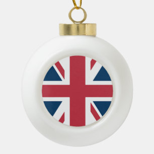 Adorno De Cerámica Tipo Bola La bandera británica Union Jack