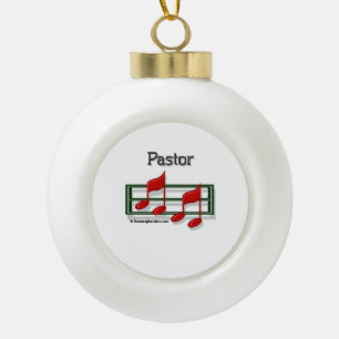 Adorno De Cerámica Tipo Bola La música observa al pastor