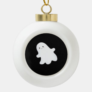 Adorno De Cerámica Tipo Bola Little Boo Aesthetic Guay