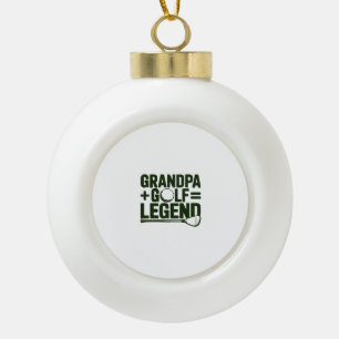 Adorno De Cerámica Tipo Bola Llámame Abuelo, Mírame Golf