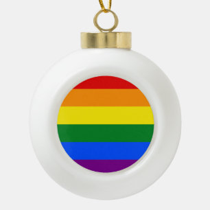 Adorno De Cerámica Tipo Bola Los colores del arcoiris
