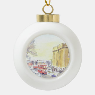 Adorno De Cerámica Tipo Bola Los Navidades del FLF Bristol Loddeka Unida bauble
