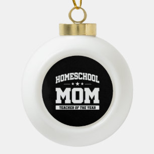 Adorno De Cerámica Tipo Bola Maestra del año - Homeschool Mom