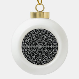 Adorno De Cerámica Tipo Bola Mandala Industrial