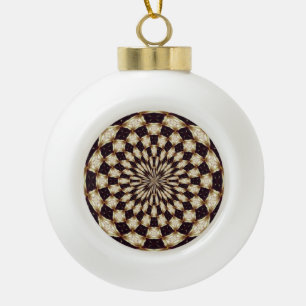 Adorno De Cerámica Tipo Bola Mandalala decorativa de flor de caleidoscopio de m