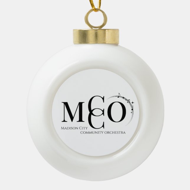 Adorno De Cerámica Tipo Bola MCCO tree ornament (Anverso)