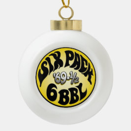 Adorno De Cerámica Tipo Bola Mopar - Dodge Plymouth 6 Pack